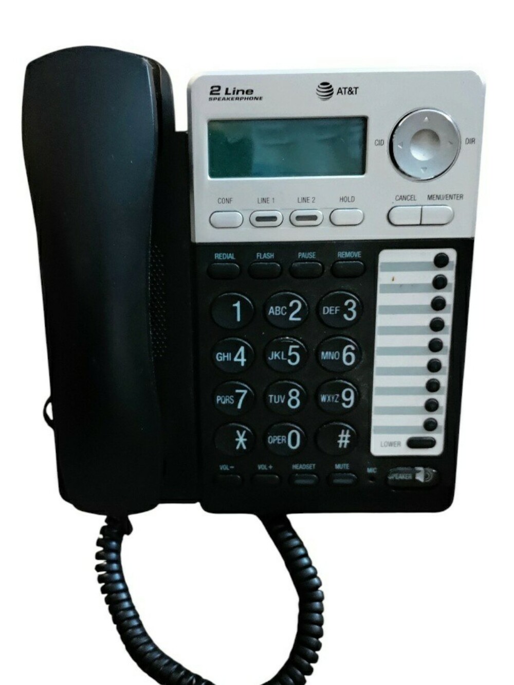 AT&T Office Landline Phone 2 Line Corded Caller ID ML17929